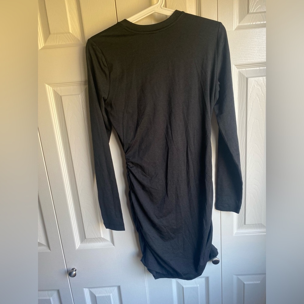New Vuori Women Long Sleeve Halo Essential Dress Size M Black - Picture 7 of 9